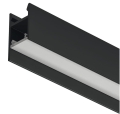 Profil nawierzchniowy LED, Profil Häfele Loox5 2104 do taśm LED 8 mm aluminium, eloksalowana na czarno, 3000 mm HÄFELE 83395739