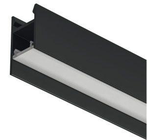 Profil nawierzchniowy LED, Profil Häfele Loox5 2104 do taśm LED 8 mm aluminium, eloksalowana na czarno, 3000 mm HÄFELE 83395739