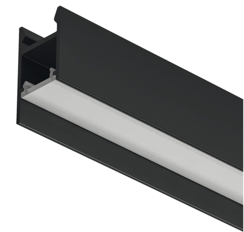 Profil nawierzchniowy LED, Profil Häfele Loox5 2104 do taśm LED 8 mm aluminium, eloksalowana na czarno, 3000 mm HÄFELE 83395739