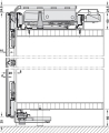 Okucie do drzwi przesuwnych, Häfele Slido F-Flush51 60A / 60B