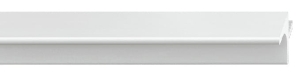 Listwa uchwytowa S, długość 2500mm, ALUMINIUM, kELOKSALOWANA NA SREBRNO HÄFELE 12653902