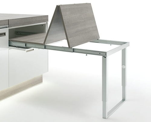 Okucie składane do stołów rozkładanych ze składaną nogą, do szer zabudowy 1162mm HÄFELE 64219929