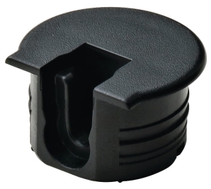 Złączka Rafix Tab 20 tworzywo sztuczne, bez dociągu do grubości płyty 16mm, gł wiercenia 12,7mm CZARNA 100szt HÄFELE 26309339