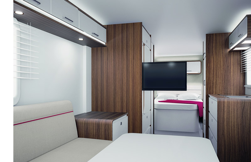 Część mieszkalna w kamperze - akcesoria Häfele Caravan